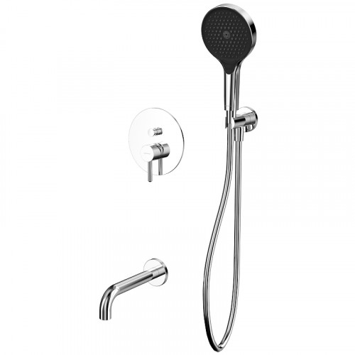 Смеситель для ванны Whitecross Y chrome YSET06TOPCR Хром латунь встраиваемый