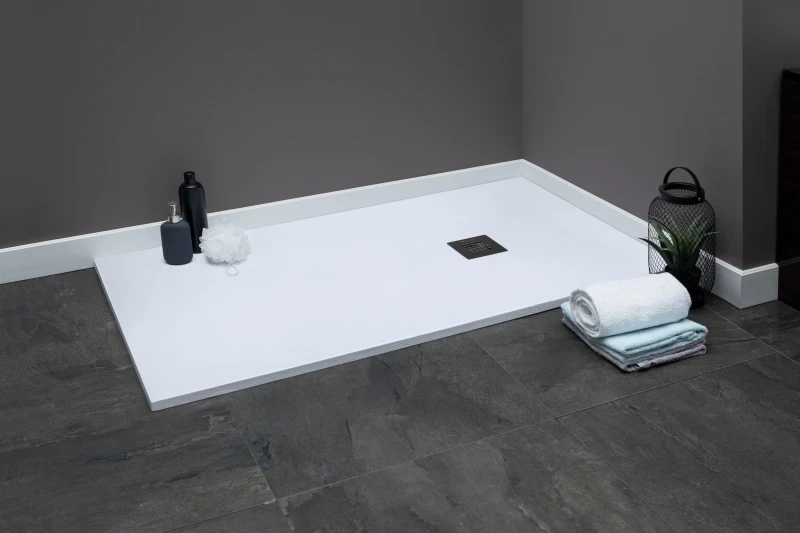 Душевой поддон из искусственного камня Aquanet Pleasure 120x80 255437 с антискользящим покрытием