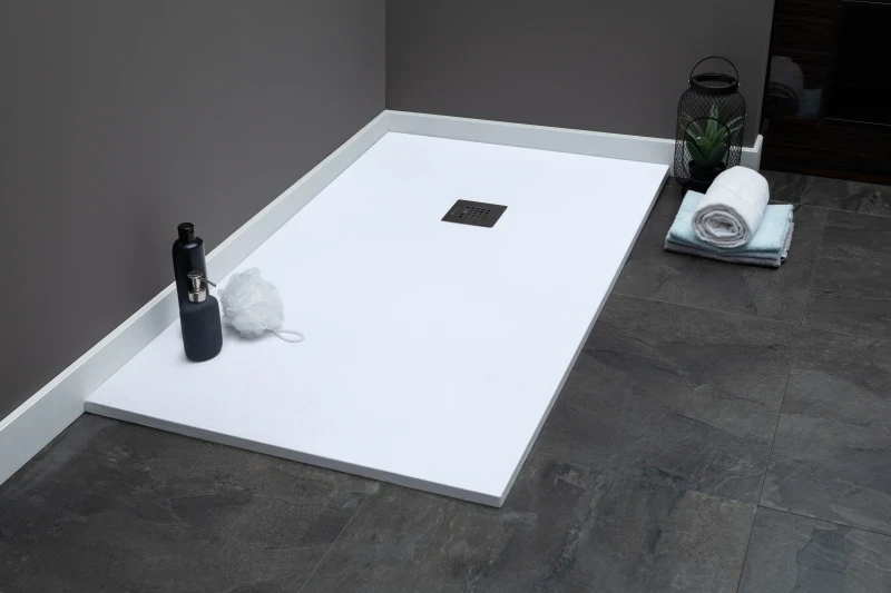 Душевой поддон из искусственного камня Aquanet Pleasure 120x80 255437 с антискользящим покрытием