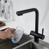 Смеситель для кухни Shevanik S468H цвет Черный