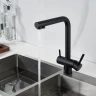 Смеситель для кухни Shevanik S468H цвет Черный