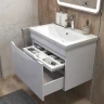 Тумба с раковиной Vigo Grani 70 165-com подвесная цвет Белый