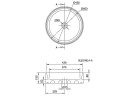 Раковина накладная Scarabeo Thin Line 45 8029 Белая