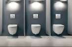 Инсталляция beWash BW74 K500RZVP0300MKK00000 для унитаза с клавишей смыва Хром матовый пластик