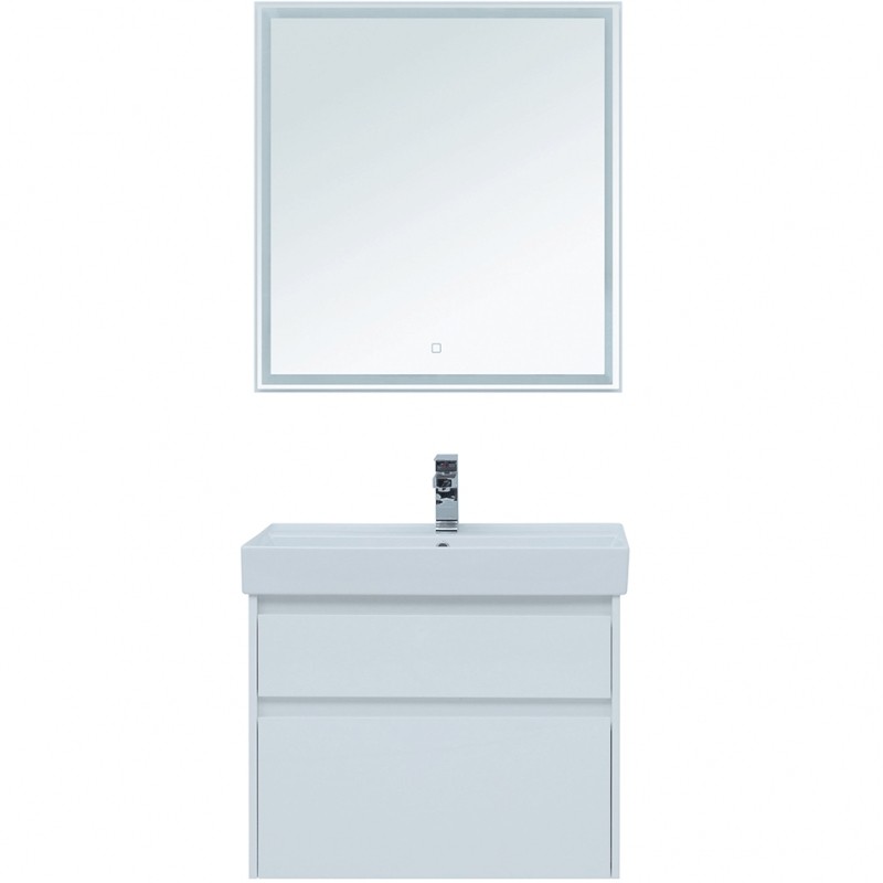 Комплект мебели для ванной Aquanet Nova Lite 75 242903 подвесной Белый МДФ / ЛДСП