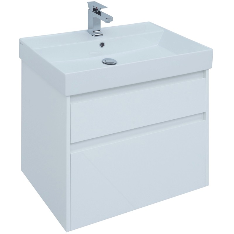 Комплект мебели для ванной Aquanet Nova Lite 75 242903 подвесной Белый МДФ / ЛДСП