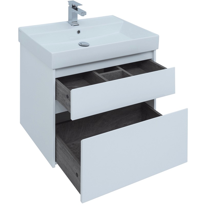 Комплект мебели для ванной Aquanet Nova Lite 75 242903 подвесной Белый МДФ / ЛДСП