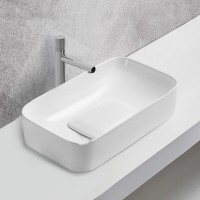 Раковина-чаша Vincea 61 VBS-50460 Белая фарфор накладная
