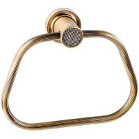Кольцо для полотенец Boheme Royal Cristal 10925-BR Бронза