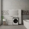 Тумба под раковину Style Line Даллас 110 Люкс Plus СС-00002369 Белая МДФ / ЛДСП