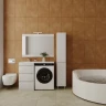 Тумба под раковину Style Line Даллас 110 Люкс Plus СС-00002369 Белая МДФ / ЛДСП