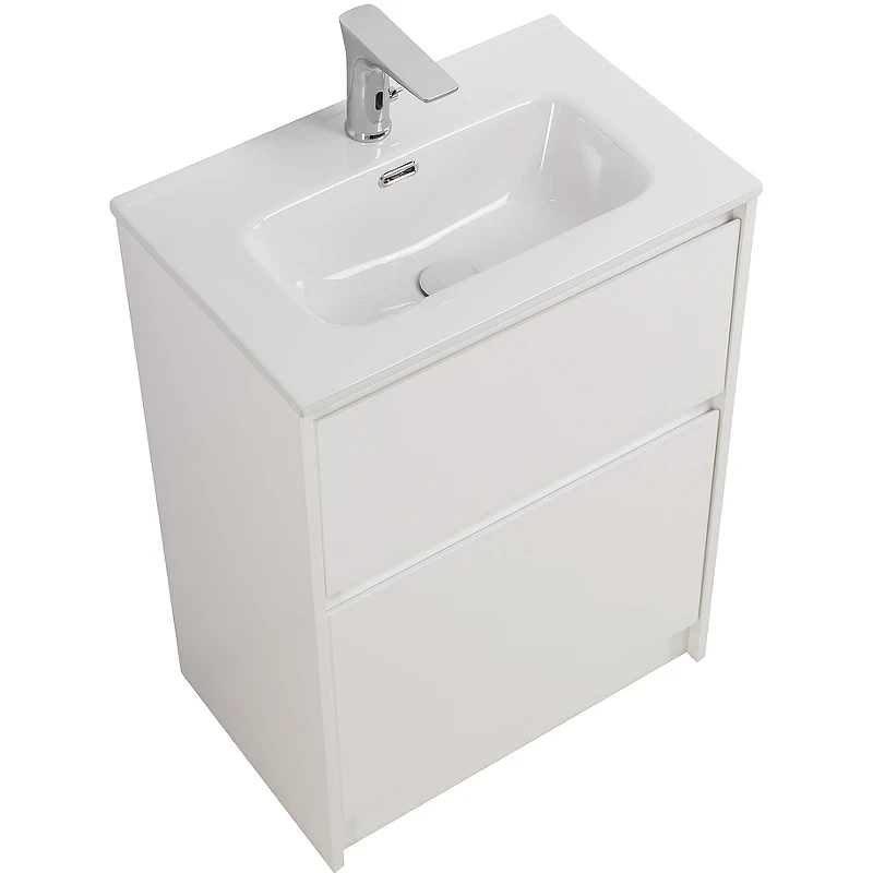 Тумба под раковину BelBagno Kraft 39 50 KRAFT39-500/390-2C-PIA-BO Bianco Opaco МДФ / ЛДСП