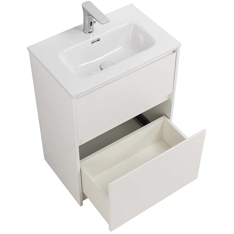 Тумба под раковину BelBagno Kraft 39 50 KRAFT39-500/390-2C-PIA-BO Bianco Opaco МДФ / ЛДСП