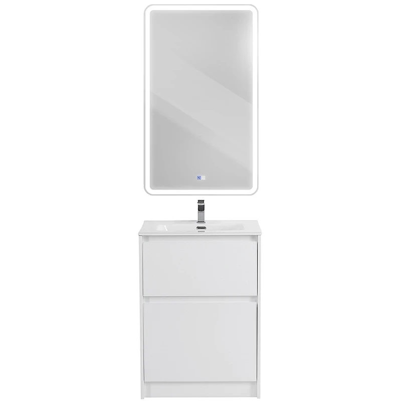 Тумба под раковину BelBagno Kraft 39 50 KRAFT39-500/390-2C-PIA-BO Bianco Opaco МДФ / ЛДСП