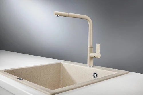 Смеситель для кухни Granula 2502 цвет Пирит