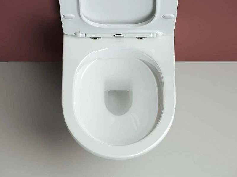 Комплект унитаза с инсталляцией Ceramicanova Forma CN3009_121001CH цвет Белый с сиденьем Микролифт и клавишей смыва цвет Хром глянцевый