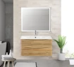 Тумба под раковину BelBagno ACQUA-1000-2C-SO-RR подвесная Rovere Rustico МДФ / ЛДСП