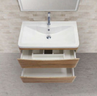 Тумба под раковину BelBagno ACQUA-1000-2C-SO-RR подвесная Rovere Rustico МДФ / ЛДСП