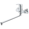 Смеситель для ванны Grohe Eurosmart 23992003 универсальный Хром латунь на стену