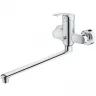 Смеситель для ванны Grohe Eurosmart 23992003 универсальный Хром латунь на стену