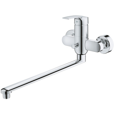 Смеситель для ванны Grohe Eurosmart 23992003 универсальный Хром латунь на стену