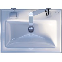 Раковина AM.PM X-Joy 65 M85AWCC0652WG64 Белая фарфор полувстраиваемая