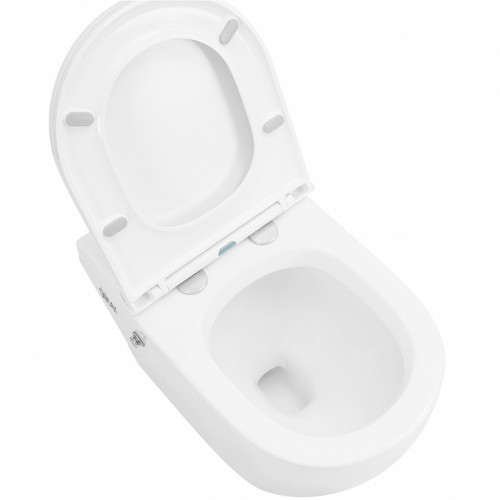 Унитаз Abber Bequem AC1115P приставной с сиденьем Микролифт приставной