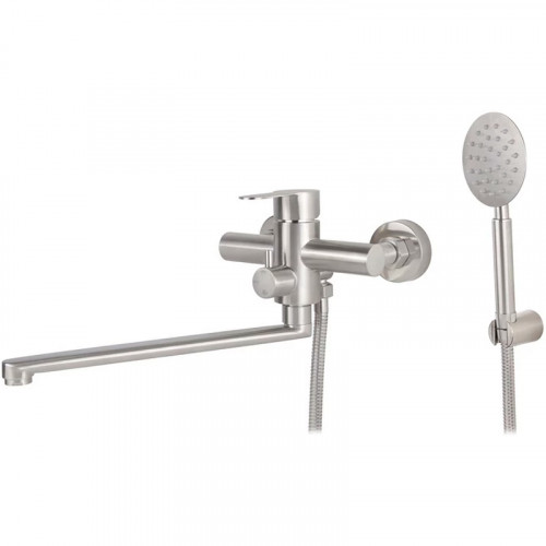 Смеситель для ванны Viko V-7505 универсальный Хром матовый латунь на стену