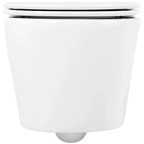 Комплект унитаза с инсталляцией BelBagno Tre BB8001CHR/SC/BB002-80/BB014-SR-BIANCO с сиденьем Микролифт и Белой клавишей смыва фаянс подвесной