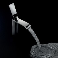 Смеситель для раковины Bossini Apice E89603.073 Черный матовый латунь