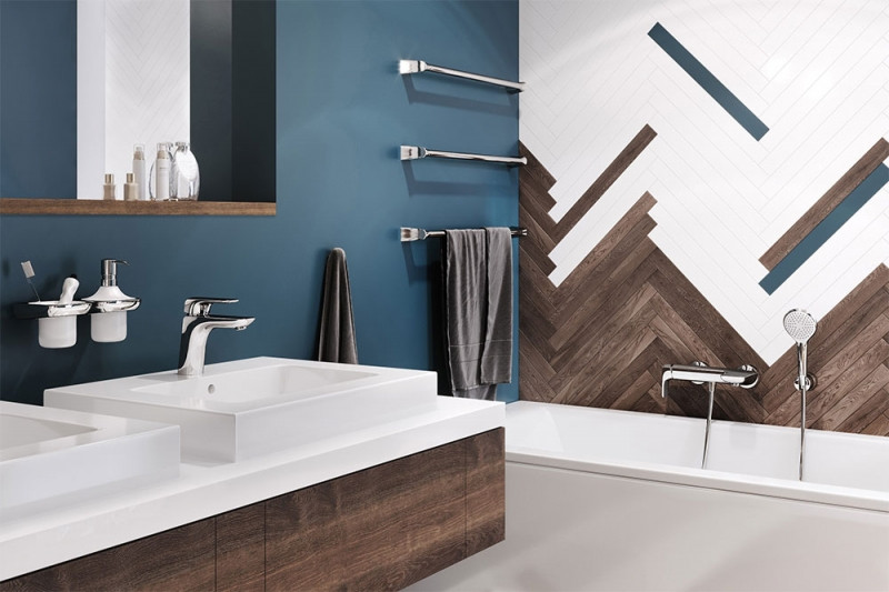 Смеситель для ванны Kludi Ameo 416710575 Хром латунь на стену