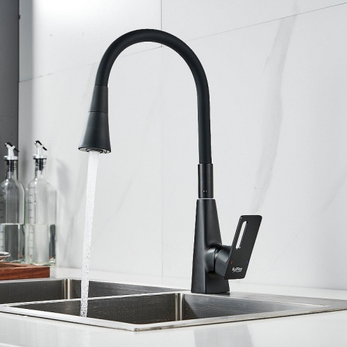 Смеситель для кухни Raffine F313H-3 цвет Черный