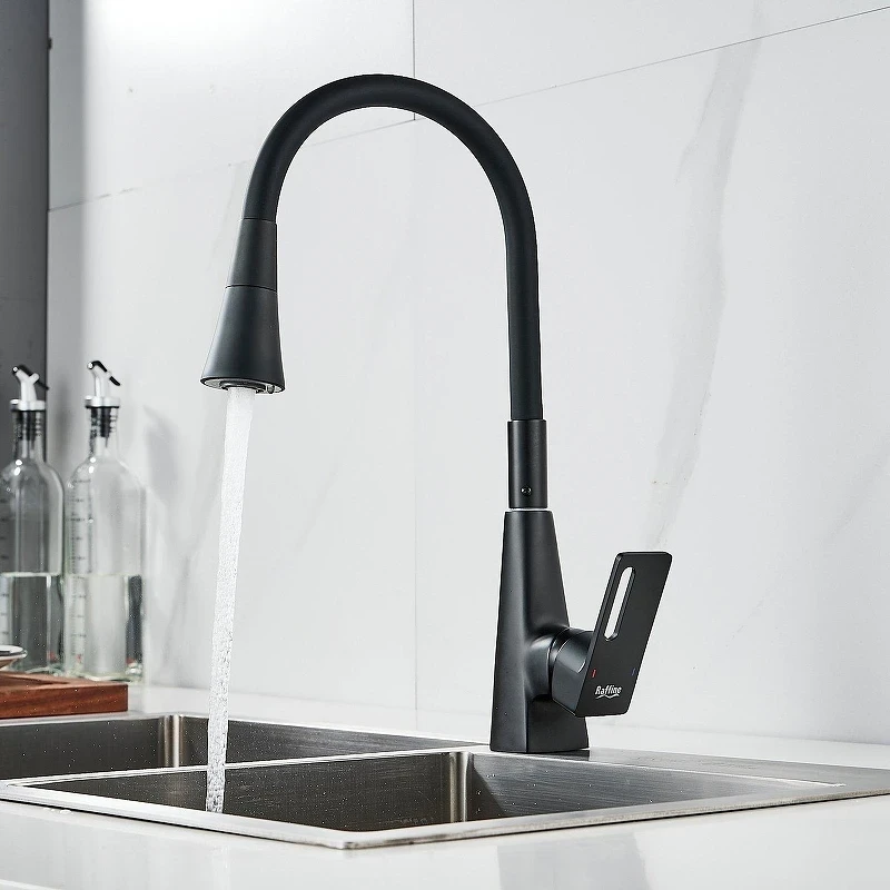 Смеситель для кухни Raffine F313H-3 цвет Черный