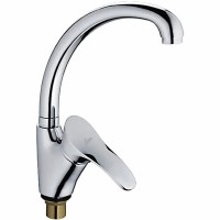 Смеситель для кухни Ledeme H01 5901L Хром латунь