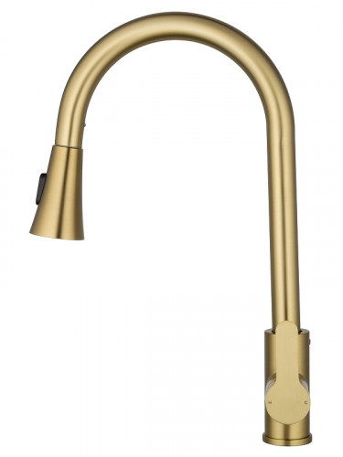 Смеситель для кухни Wonzon & Woghand WW-121E201L-BG цвет Брашированное золото