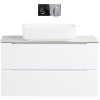 Столешница под раковину BelBagno 100 KEP-100-BO-W0 Bianco Opaco искусственный камень (литьевой мрамор)