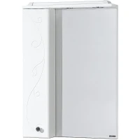 Зеркало со шкафом Aquaton Лиана 65 L 1A166202LL01L с подсветкой Белое