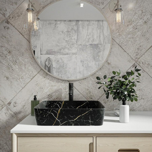 Раковина-чаша Maretti Umbria 47,5 UM13NS03-560MR цвет Черный мрамор
