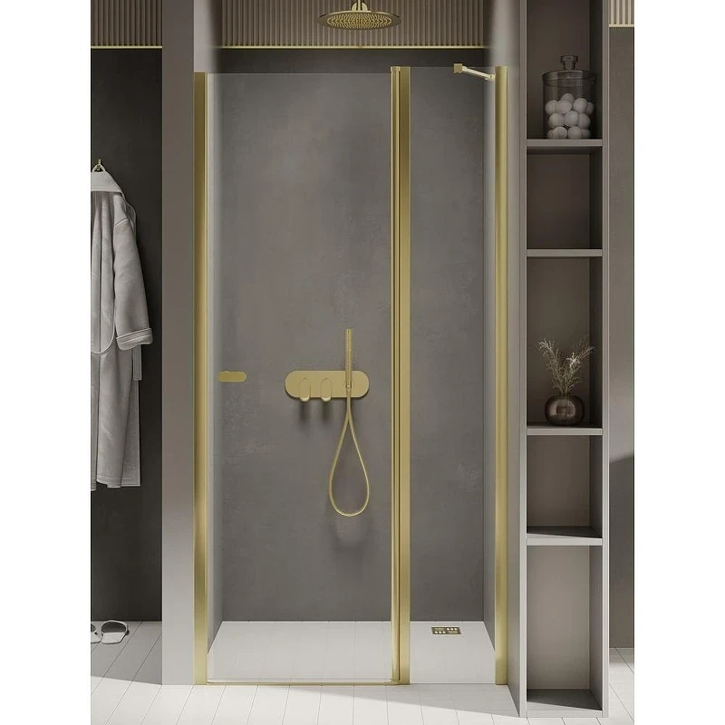 Душевая дверь New Trendy NEW SOLEO Light gold x110 D-0484A