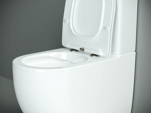 Унитаз компакт Ceramicanova Metropol CN4001-B без бачка и с сиденьем Микролифт фарфор напольный