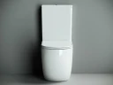 Унитаз компакт Ceramicanova Metropol CN4001-B без бачка и с сиденьем Микролифт фарфор напольный