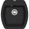 Кухонная мойка Florentina Нире-480 20.190.B0480.102 Черная искусственный камень (литьевой мрамор) встраиваемый