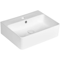 Раковина Ceruttispa 52 CR0094 СТ9603 Белая фарфор накладная
