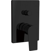 Смеситель для душа Aquanet Static AF330-51B 261824 Черный матовый латунь встраиваемый
