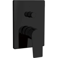 Смеситель для душа Aquanet Static AF330-51B 261824 Черный матовый латунь встраиваемый