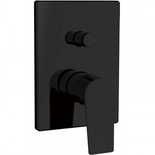 Смеситель для душа Aquanet Static AF330-51B 261824 Черный матовый латунь встраиваемый