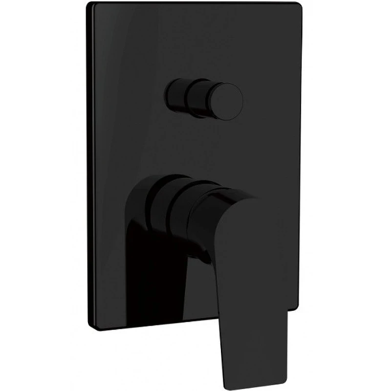 Смеситель для душа Aquanet Static AF330-51B 261824 Черный матовый латунь встраиваемый