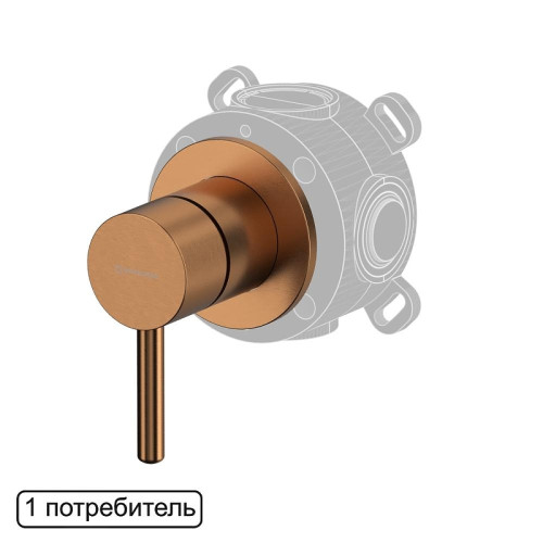 Смеситель для душа Whitecross Y copper brushed Y1241CPB цвет Медь брашированная