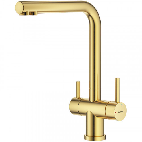 Смеситель для кухни Splenka S70.61.03 Золото матовое латунь