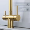 Смеситель для кухни Splenka S70.61.03 Золото матовое латунь